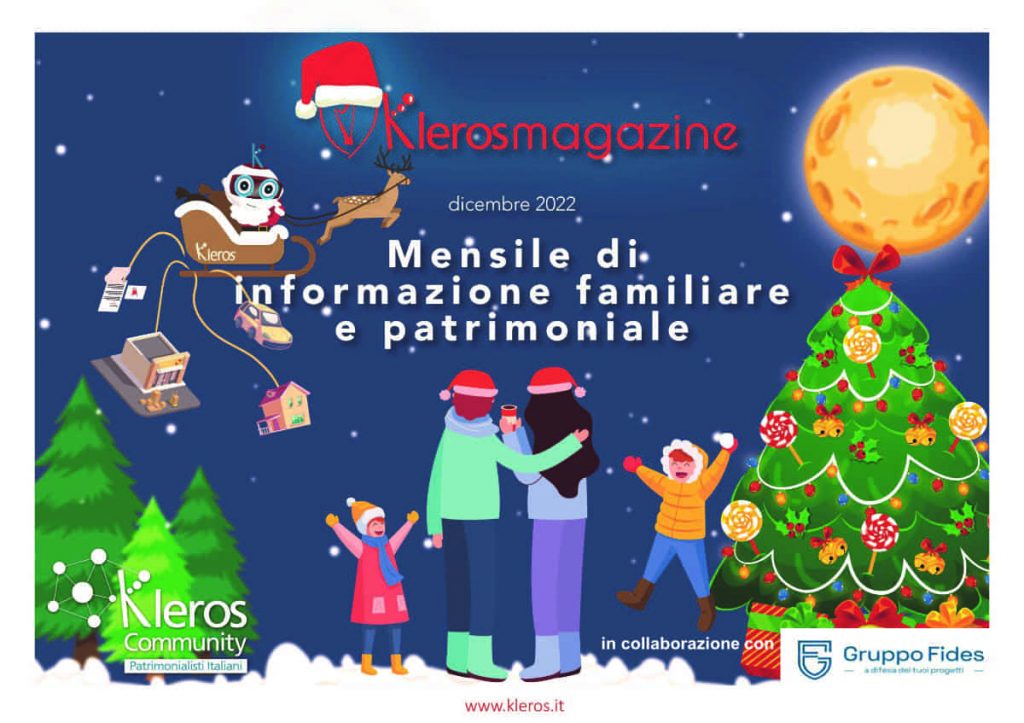 Gruppo Fides - Mensile Kleros Magazine Dicembre 2022 - Consulenza Patrimoniale