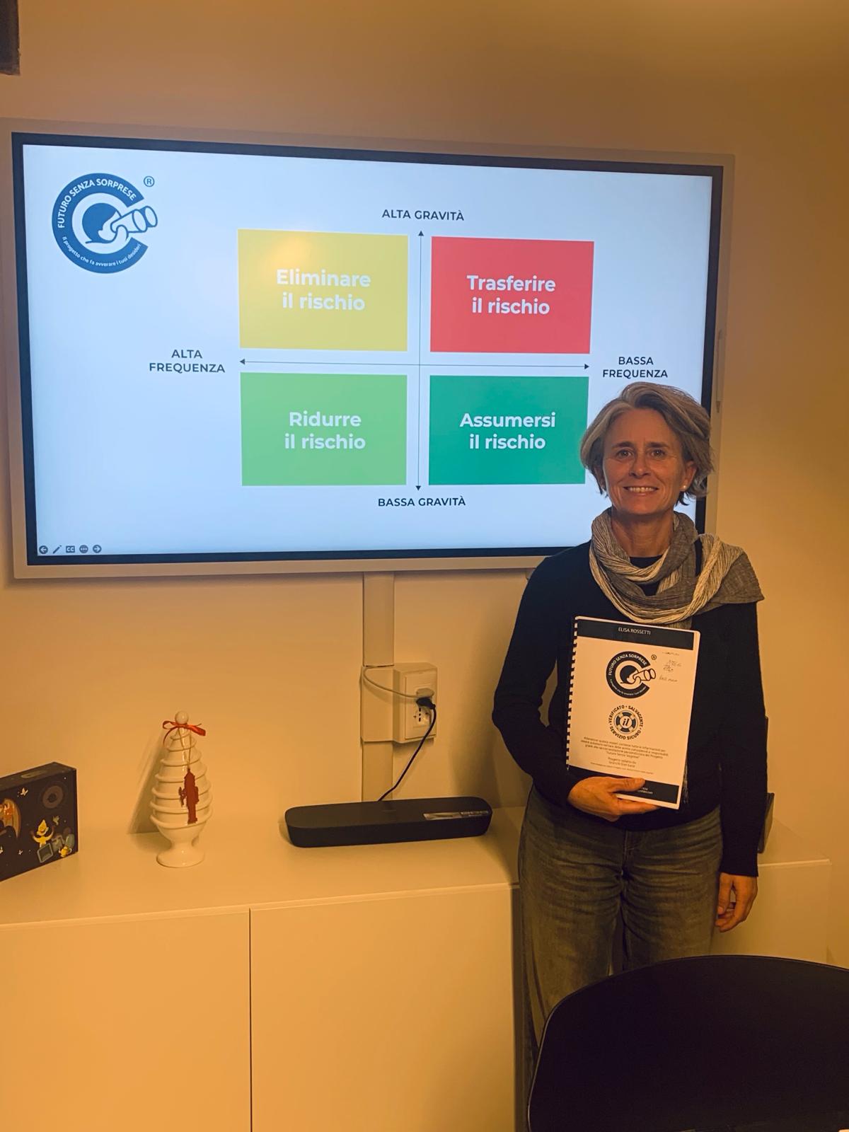 Elisa Rossetti - cliente Gruppo Fides - consulenza assicurativa e gestione rischi